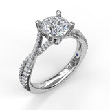 18Kt White Gold Bridal Engagement Rings