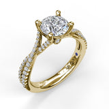 18Kt Yellow Gold Bridal Engagement Rings