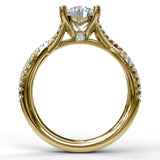 18Kt Yellow Gold Bridal Engagement Rings