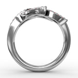 14Kt White Gold Color Fashion Fashion Rings