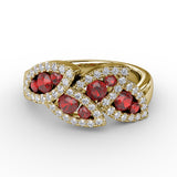 14Kt Yellow Gold Color Fashion Fashion Rings