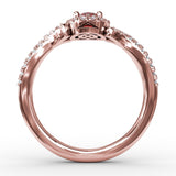 14Kt Rose Gold Color Fashion Fashion Rings