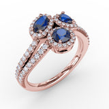 14Kt Rose Gold Color Fashion Fashion Rings