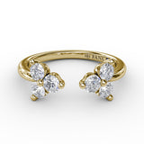 14Kt Yellow Gold Diamond Fashion Rings