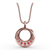 14Kt Rose Gold Color Fashion Pendants