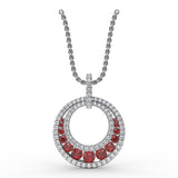 14Kt White Gold Color Fashion Pendants