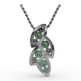 14Kt White Gold Color Fashion Pendants
