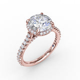 14Kt Rose Gold Bridal Engagement Rings