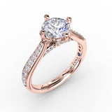 18Kt Rose Gold Bridal Engagement Rings