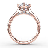 18Kt Rose Gold Bridal Engagement Rings