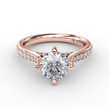 18Kt Rose Gold Bridal Engagement Rings