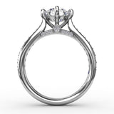 18Kt White Gold Bridal Engagement Rings