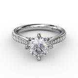 18Kt White Gold Bridal Engagement Rings