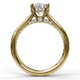 18Kt Yellow Gold Bridal Engagement Rings