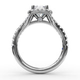 14Kt White Gold Bridal Engagement Rings