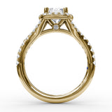 14Kt Yellow Gold Bridal Engagement Rings