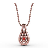 14Kt Rose Gold Color Fashion Pendants