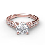 18Kt Rose Gold Bridal Engagement Rings