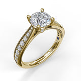 18Kt Yellow Gold Bridal Engagement Rings