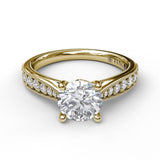 18Kt Yellow Gold Bridal Engagement Rings