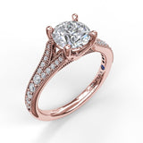 18Kt Rose Gold Bridal Engagement Rings