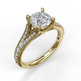 18Kt Yellow Gold Bridal Engagement Rings