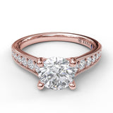 18Kt Rose Gold Bridal Engagement Rings