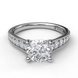 18Kt White Gold Bridal Engagement Rings