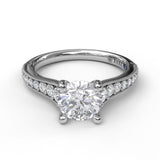 18Kt White Gold Bridal Engagement Rings