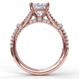 14Kt Rose Gold Bridal Engagement Rings