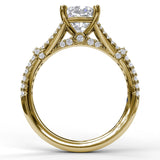 14Kt Yellow Gold Bridal Engagement Rings