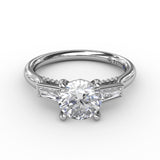 14Kt White Gold Bridal Engagement Rings