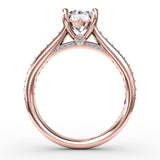 18Kt Rose Gold Bridal Engagement Rings