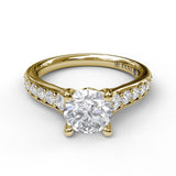 14Kt Yellow Gold Bridal Engagement Rings