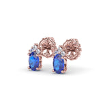 14Kt Rose Gold Color Fashion Earrings