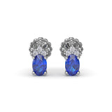 14Kt White Gold Color Fashion Earrings