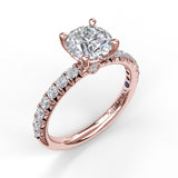 18Kt Rose Gold Bridal Engagement Rings