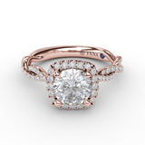 14Kt Rose Gold Bridal Engagement Rings