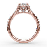 14Kt Rose Gold Bridal Engagement Rings