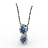 14Kt White Gold  Color Fashion Pendants