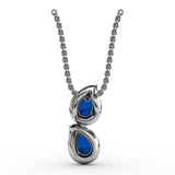 14Kt White Gold  Color Fashion Pendants