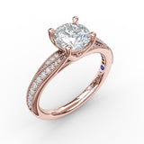 18Kt Rose Gold Bridal Engagement Rings