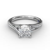 18Kt White Gold Bridal Engagement Rings