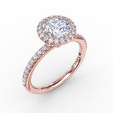 18Kt Rose Gold Bridal Engagement Rings