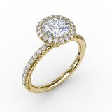 18Kt Yellow Gold Bridal Engagement Rings