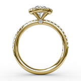 18Kt Yellow Gold Bridal Engagement Rings