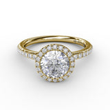 18Kt Yellow Gold Bridal Engagement Rings