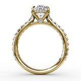 14Kt Yellow Gold Bridal Engagement Rings