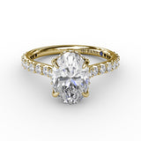 14Kt Yellow Gold Bridal Engagement Rings