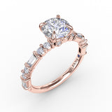 14Kt Rose Gold Bridal Engagement Rings